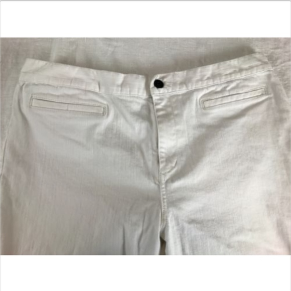 Lauren Ralph Lauren White Jeans Zipper Leg Sz 10 - Picture 3 of 8
